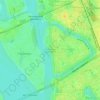 Русанівська набережна topographic map, elevation, terrain