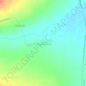 Новое Ирикеево topographic map, elevation, terrain