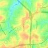 Five Points Park topographic map, elevation, terrain