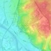 Mookerheide topographic map, elevation, terrain