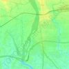 Mahananda River topographic map, elevation, terrain