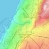 Oued Aîn Safra topographic map, elevation, terrain