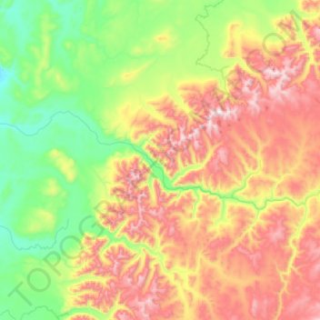 Кутима topographic map, elevation, terrain