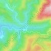 Ruisseau de la Sauvette topographic map, elevation, terrain