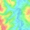 Jardim Santo André topographic map, elevation, terrain