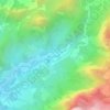 Rio Caxixe topographic map, elevation, terrain