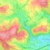 Leszczynowa topographic map, elevation, terrain