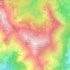 Carcaraia topographic map, elevation, terrain