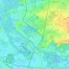 Rupel topographic map, elevation, terrain