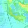 Columbus Feeder topographic map, elevation, terrain