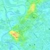 Davao City Botanical Garden topographic map, elevation, terrain