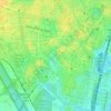 Plaza de la Safor topographic map, elevation, terrain