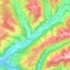 Trub topographic map, elevation, terrain