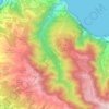 Ribeira da Janela topographic map, elevation, terrain