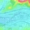 Pegnitz topographic map, elevation, terrain
