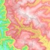 Chandoli National Park topographic map, elevation, terrain