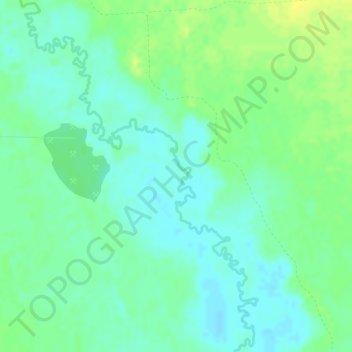 Ханты-Мансийский район topographic map, elevation, terrain