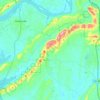 Greens Creek Mountain topographic map, elevation, terrain