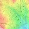 Plaza Bolivia topographic map, elevation, terrain