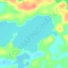 Beauty Lake topographic map, elevation, terrain