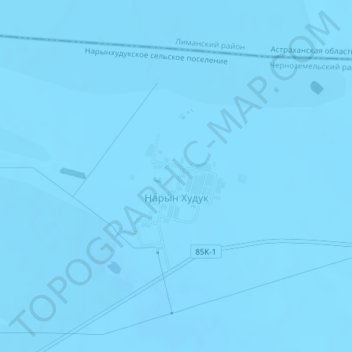 Нарын Худук topographic map, elevation, terrain