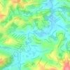 Rio Cotia topographic map, elevation, terrain
