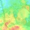 Hørsholm Slotshave topographic map, elevation, terrain