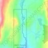 Devils Postpile topographic map, elevation, terrain