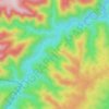 Kowmung River topographic map, elevation, terrain