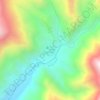 Chincha topographic map, elevation, terrain