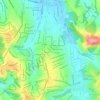 Praça Redescobrindo o Interior topographic map, elevation, terrain