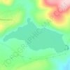 Tsojana Dam topographic map, elevation, terrain