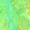 Veld topographic map, elevation, relief
