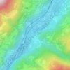 Albes topographic map, elevation, relief