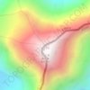 Cho Oyu topographic map, elevation, relief