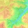 Louwel topographic map, elevation, relief