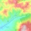 San Gregorio topographic map, elevation, relief