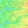 Balen topographic map, elevation, relief