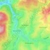 Iveldingen topographic map, elevation, relief