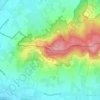 Kluisberg topographic map, elevation, relief