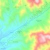 San Basilio topographic map, elevation, relief