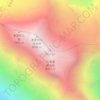 Shisha Pangma topographic map, elevation, relief