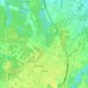 Winner topographic map, elevation, relief