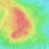 Signaal van Botrange topographic map, elevation, relief