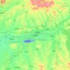 Fushun topographic map, elevation, relief