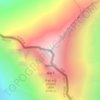 Everest topographic map, elevation, relief