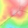 Halti topographic map, elevation, relief