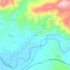 Fraigata topographic map, elevation, relief