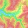 Vencimont topographic map, elevation, relief