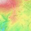 Sourbrodt topographic map, elevation, relief